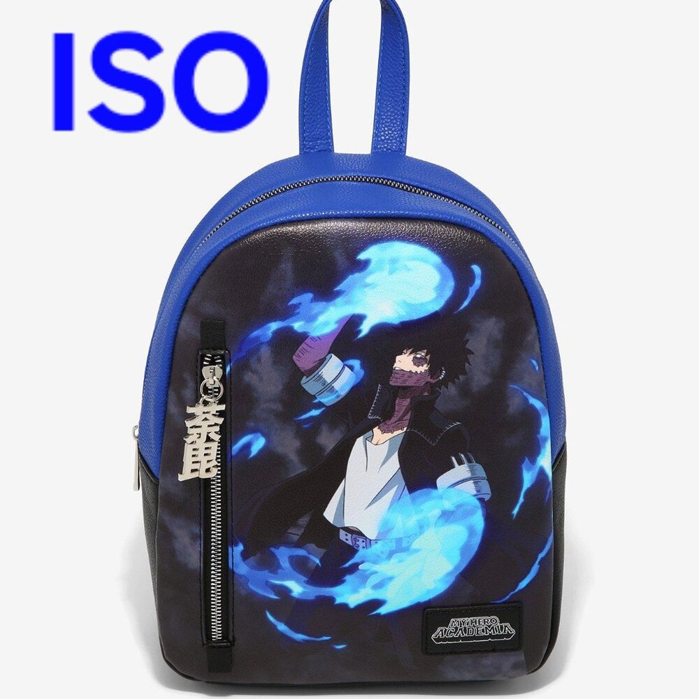 My hero academia Dabi mini backpack by bioworld. Not for sale.